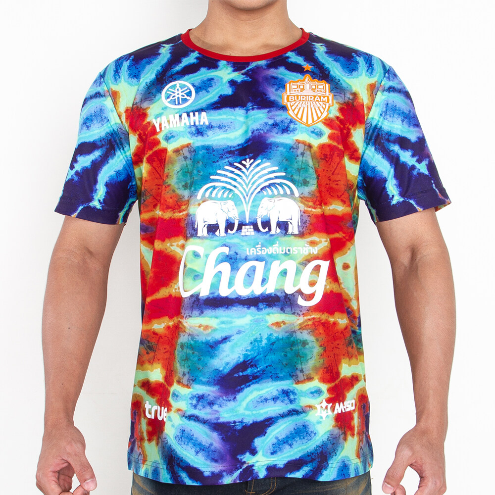 Buriram united เสื้อ Pre Season Tie Dye T-Shirt มัลติคัลเลอร์