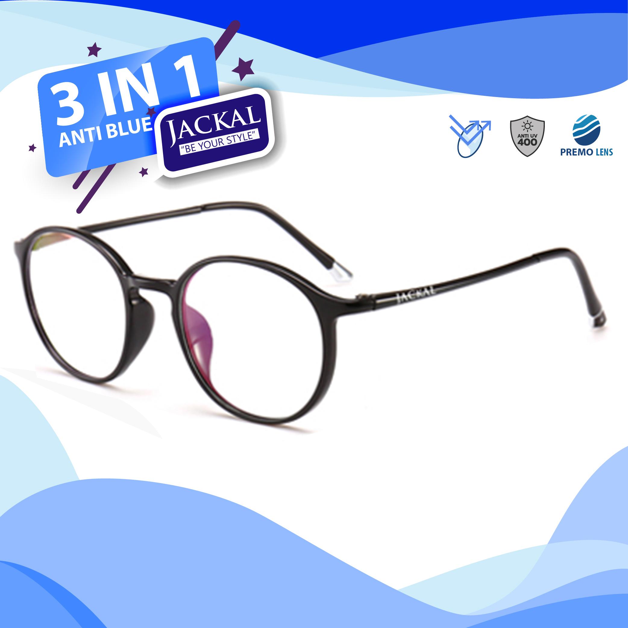 JACKAL แว่นกรองแสงสีฟ้า รุ่น OP034BLB - PREMO Lens เคลือบมัลติโค้ด สุดยอดเทคโนโลยีเลนส์ใหม่จากญี่ปุ่น