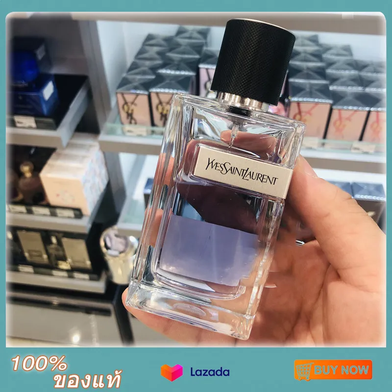 น้ำหอม ของแท้ 100% Genuine นำ้หอม YSL Y Eau De Toilette Spray 100ml For men น้ำหอมผู้ชาย Men's perfume EDT กลิ่นหอมอ่อน
