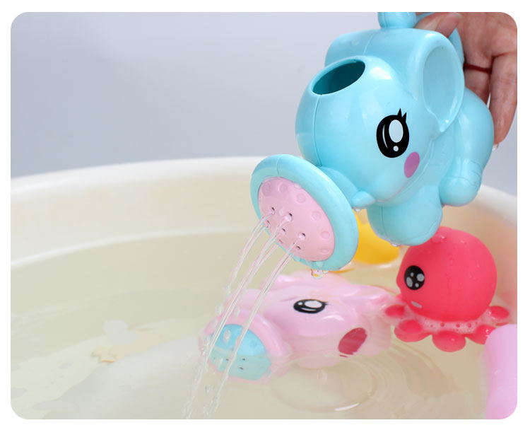 Baby Bath ของเล่นสหายน่ารักช้าง Sprinkler จมูกของเล่นอาบน้ำเด็กห้องน้ำ Beach Essential ของเล่น