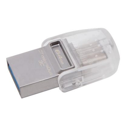 Kingston DataTraveler microDuo 3C 64GB (DTDUO3C/64GB) ราคา 1,029 บาท*ส่งฟรี