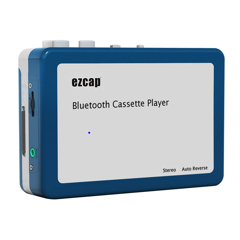 EZCAP Bluetooth Tape Player Portable Personal Walkman Bluetooth Cassette Player Tape Music to Bluetooth Earphone Speaker