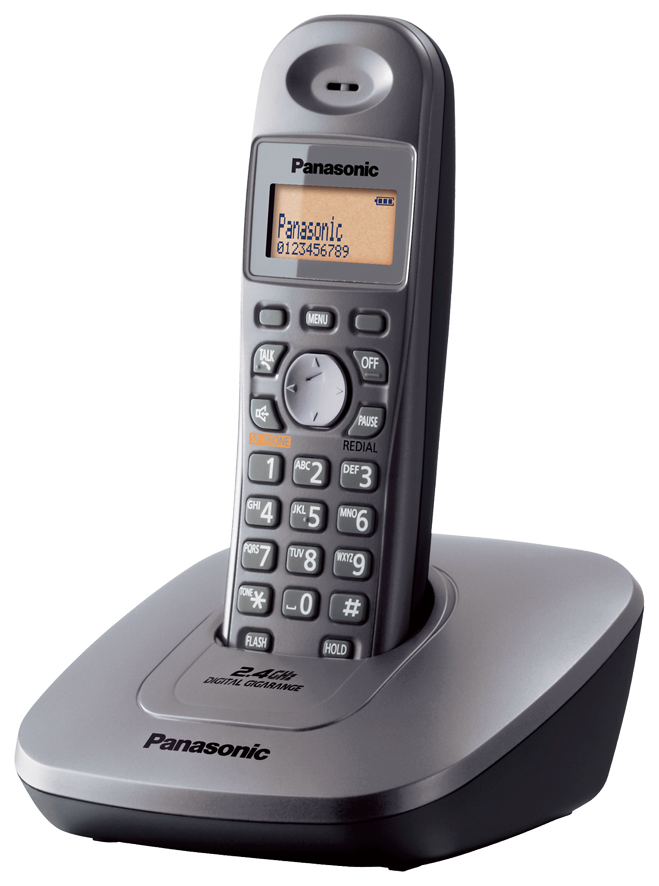 Panasonic Cordless Phone KXTG3611BX 2.4 GHz โทรศัพท์ไร้สาย โทรศัพท์สำนักงาน โทรศัพท์บ้าน