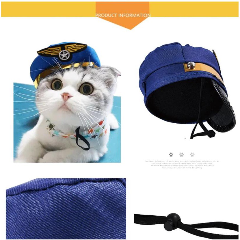 Lazada แนะนำหมวกหมา หมวกแมว หมวกสุนัข หมวกตำรวจ หมวกนักบิน หมวกน้องหมา