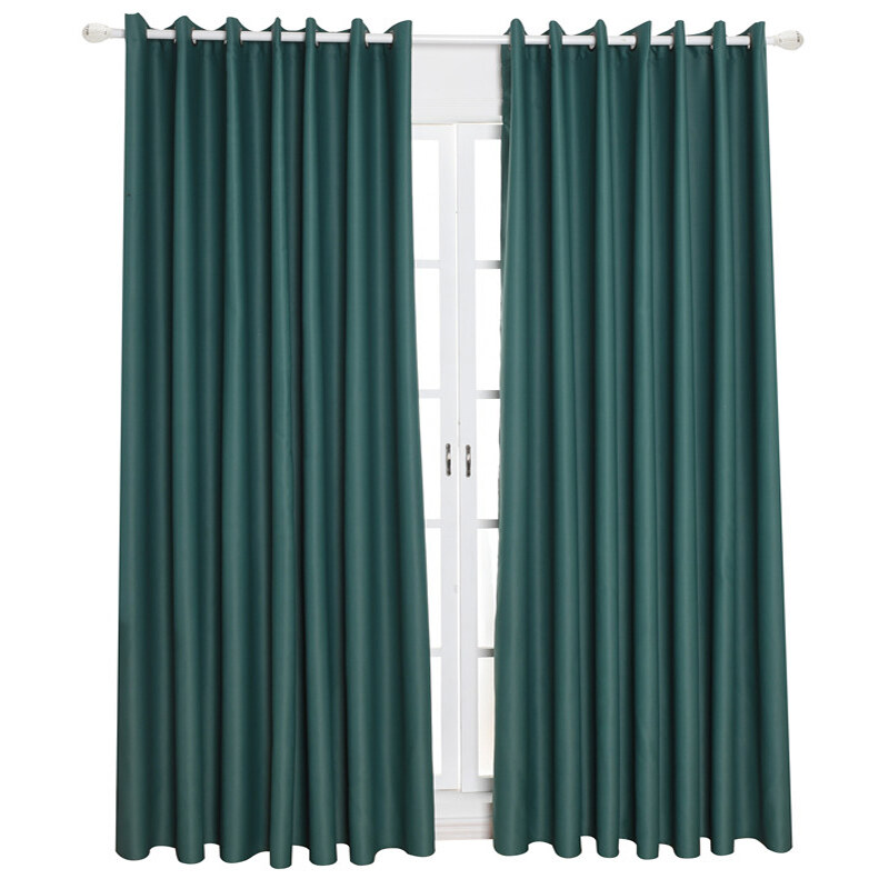 1 Panel Blackout Curtains Thermal Insulated with Grommet Curtains for Bedroom สี สีเขียวเข้ม สี สีเขียวเข้มความกว้าง 130ความยาว 160
