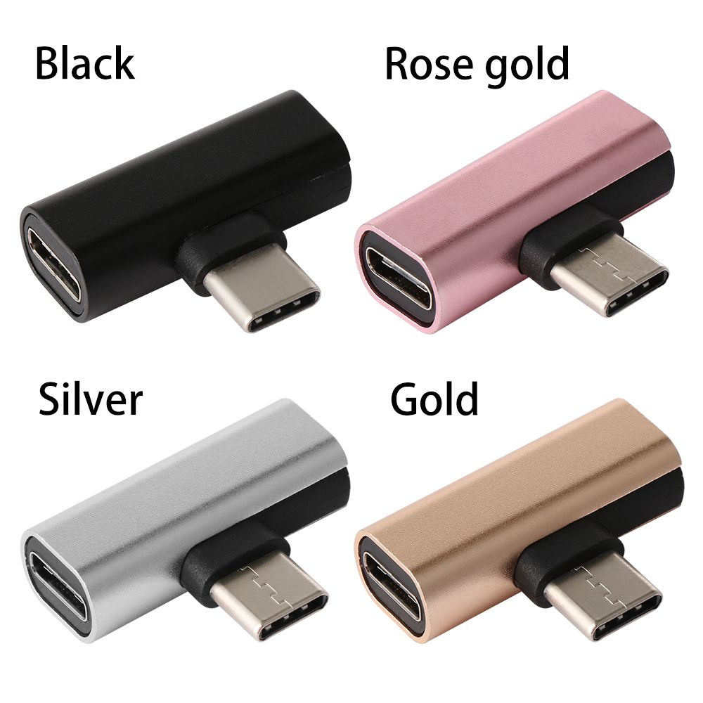 CLMXCA Universal USB C Metal Mini Headphone Jack Audio Convertor AUX Splitter Type-C To Type-C Adapter