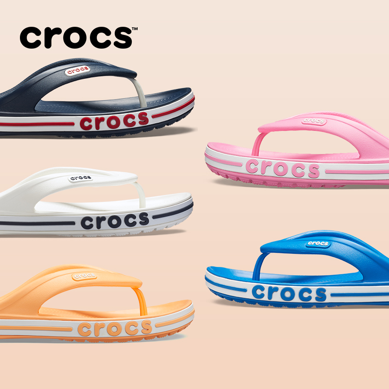 【High quality Ready for shipment, stock available】 Crocs Men's and Women's Babyband Flip - สินค้าเป็นของแท้ ราคาถูก ที่สุด - RC42