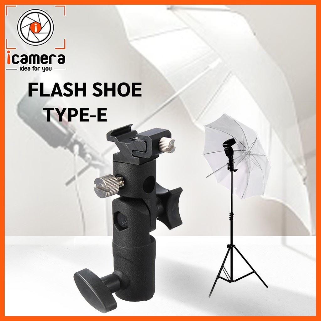 SALE Flash Shoe TYPE-E หัวจับแฟลชแยกแบบโลหะ Shoe-E อุปกรณ์เสริม กล้องไฟและอุปกรณ์สตูดิโอ กล้องวงจรปิด