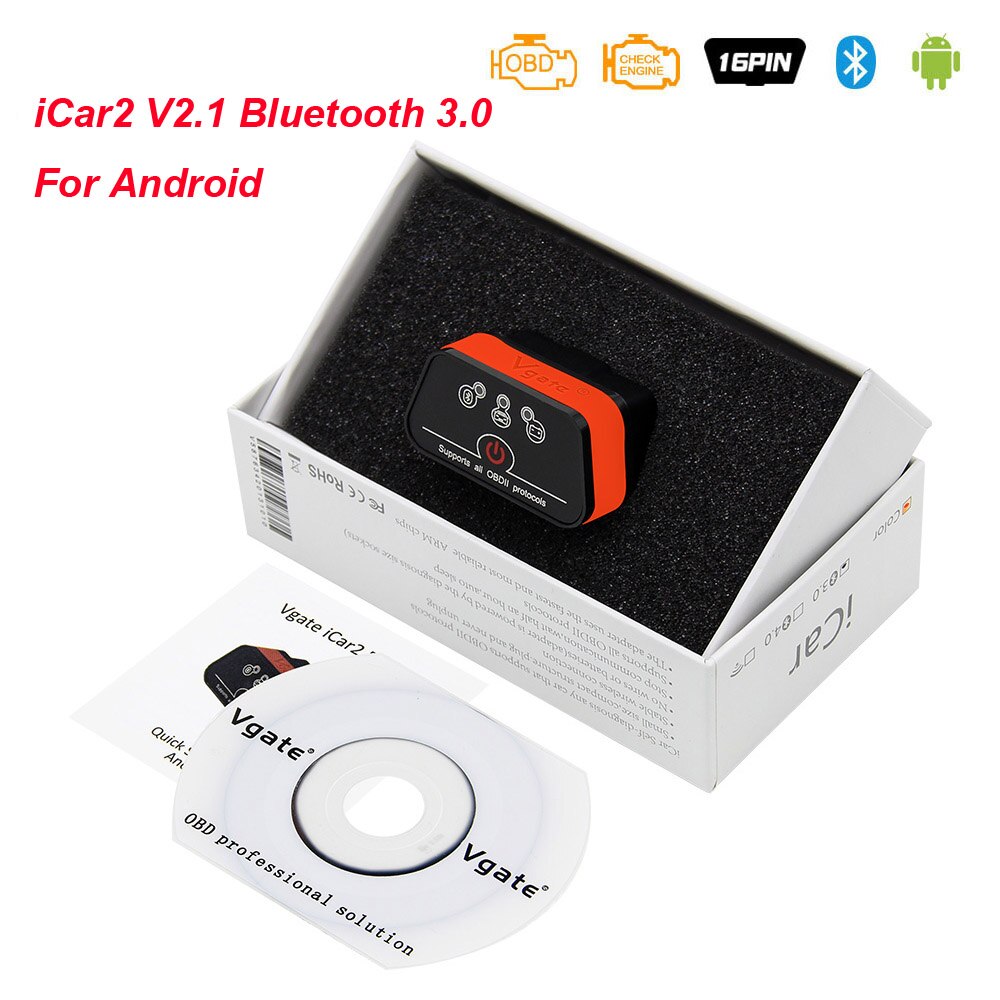 Vgate icar pro elm327 v2.3 bluetooth 4.0 for ios/ obd2 auto scanner obd car diagnostic tools pk elm 327 v1 5