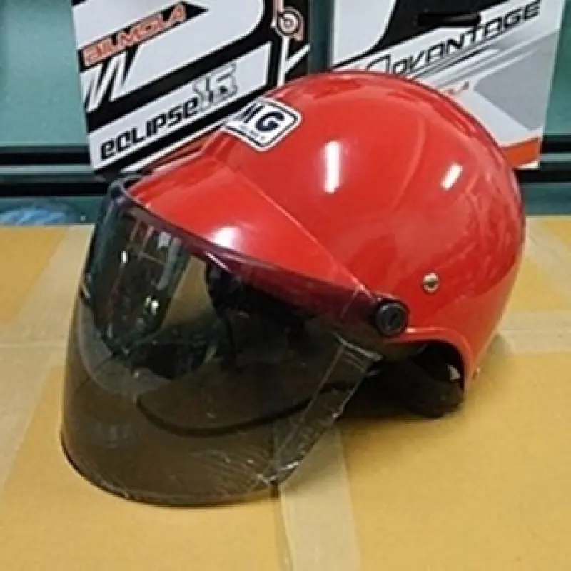 ภาพสินค้าหมวกกันน็อคครึ่งใบ  MG สีดำ ขาว  ฟ้า ชมพู ( แถมฟรี กระจกบังแด ) จากร้าน 1688 helmet บน Lazada ภาพที่ 7