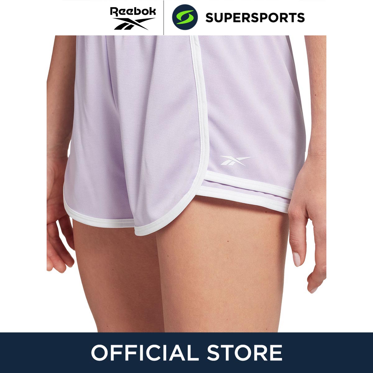 REEBOK Workout Ready High-Rise กางเกงออกกำลังกายขาสั้นผู้หญิง ...