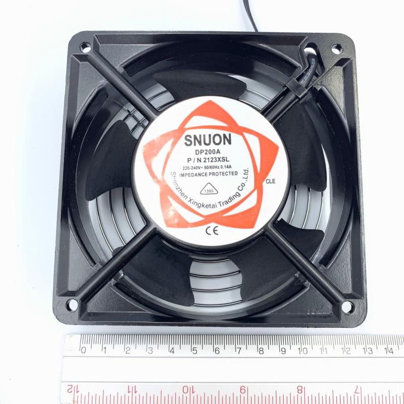 พัดลม 4.5นิ้ว 12cm AC 220V RACK FAN Cooling Fan ตัวขอบพัดลมเป็นเหล็ก ...