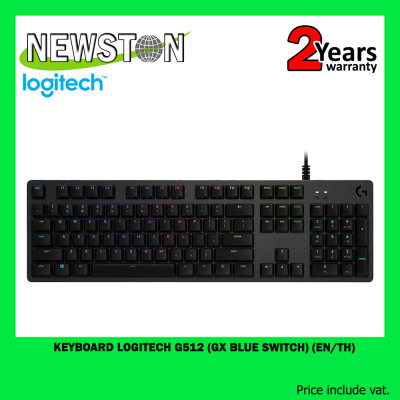 KEYBOARD (คีย์บอร์ด) LOGITECH G512 (GX BLUE CLICKY SWITCH)(EN/TH)
