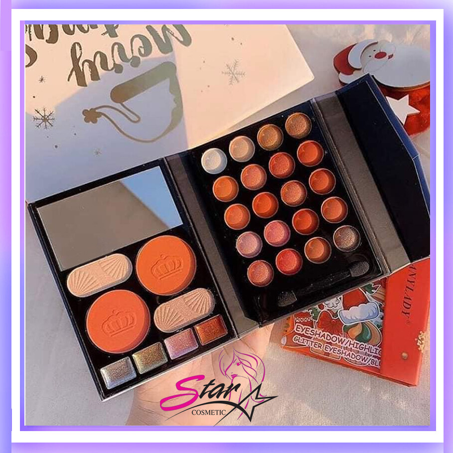 Anylady Merry Christmas eyeshadow palette - 9 Star - ThaiPick