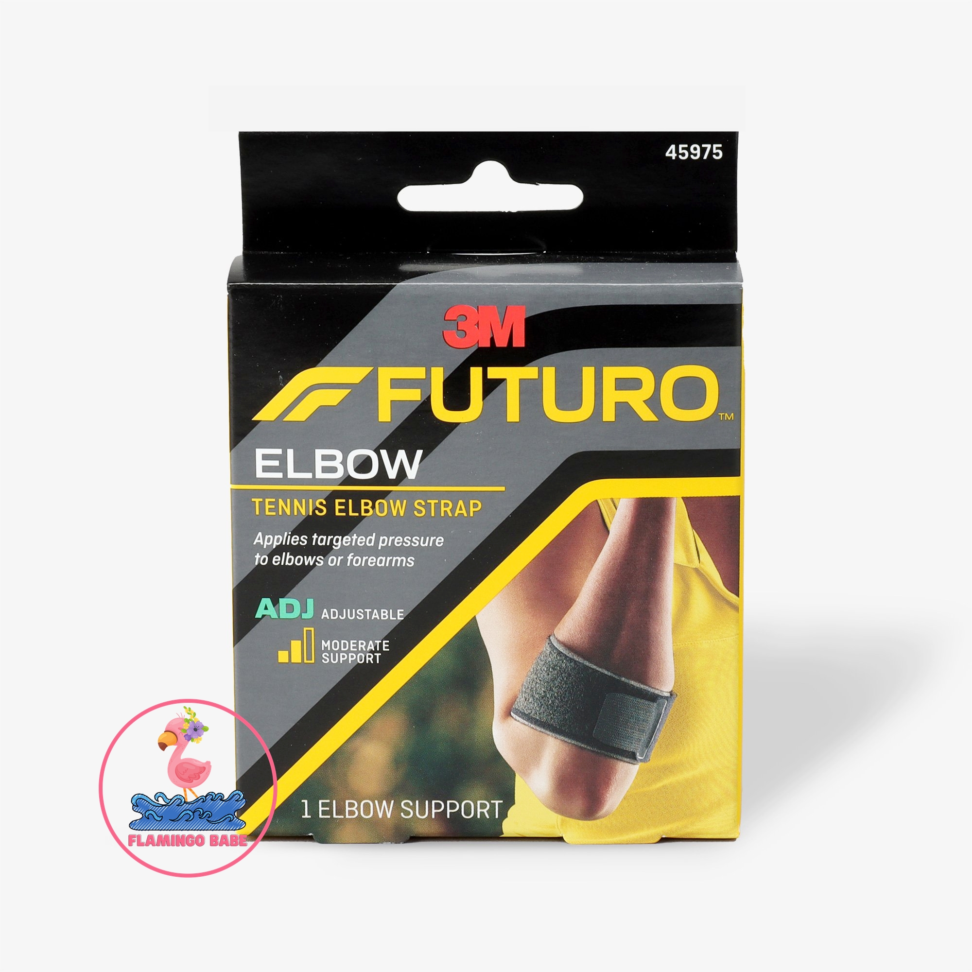 FUTURO Sport Tennis elbow strap Support ADJ ฟูทูโร่ พยุงกล้ามเนื้อแขน