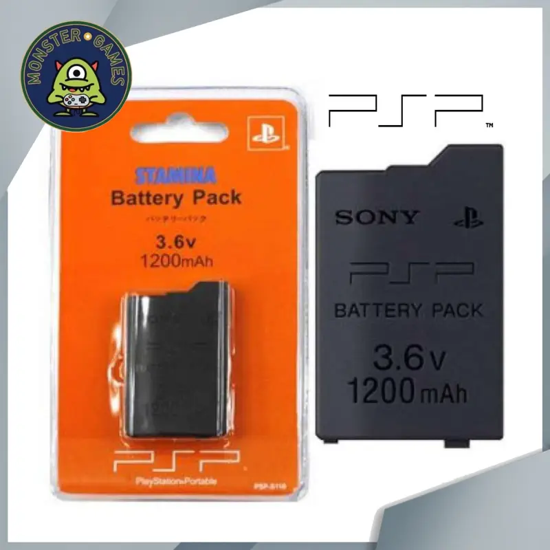 ภาพหน้าปกสินค้าแบต PSP รุ่น 1000 2000 3000 (PSP Battery)(PSP Battery 1000 2000 3000) จากร้าน Monster Games บน Lazada