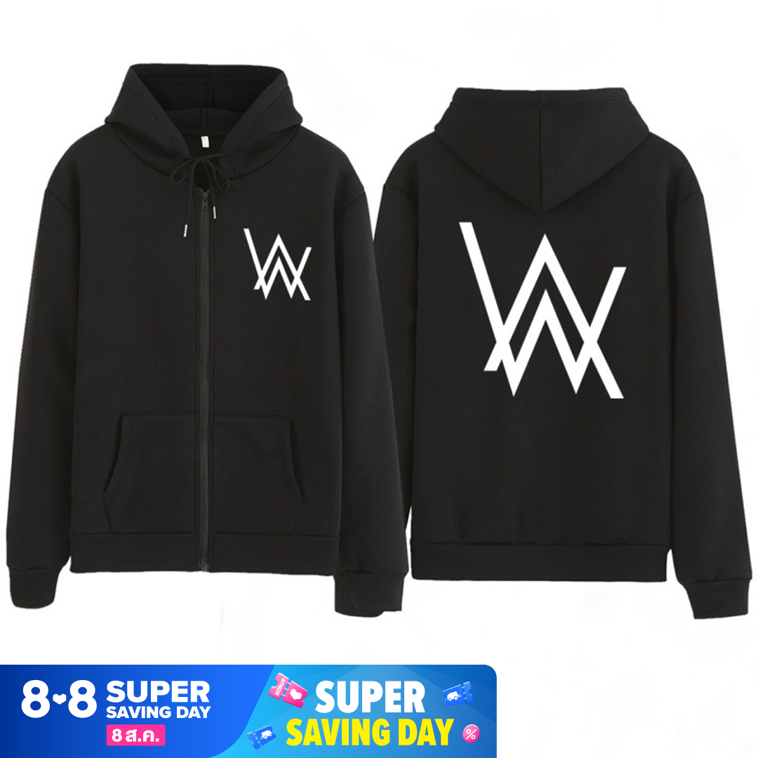 เสื้อแจ็คเก็ตมีฮุ้ด Alan Walker ?? ผ้าสำลีกันหนาวได้ งานสวยตัดเย็บเนี๊ยบๆ (ราคาเฉพาะเสื้อไม่รวมกางเกง)