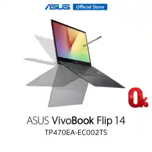ภาพขนาดย่อสินค้าASUS VivoBook Flip 14 TP470EA-EC002TS, 14 inch 2 in 1 laptop, FHD IPS-Type Display, toreen, Intel i3-1115G4, 8GB LPDDR4X On board, UHD Graphics, 512GB M.2 NVMe PCIe 3.0 SSD, 18.7 mm thin, 1.5kg lightweight