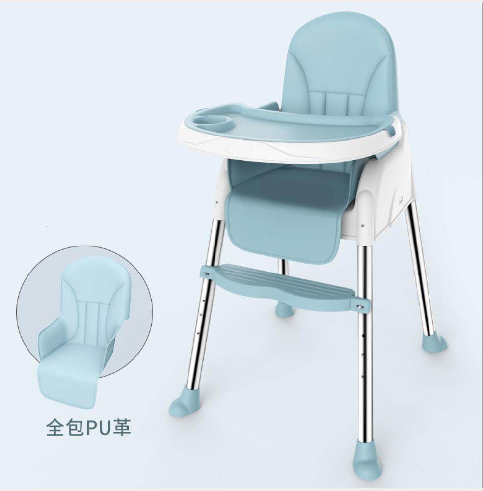 แนะนำ เก้าอี้เด็ก เก้าอี้หัดนั่ง เก้าอี้กินข้าวเด็ก มีเบาะนั่ง กันน้ำเช็ดออกง่าย ปรับนั่งได้ 4in1 แบบพกพาปรับได้มากถึง 4แบบ พับเก็บหรือมัดติดโต๊ะได้ แถมฟรี แผ่นรองฉี่