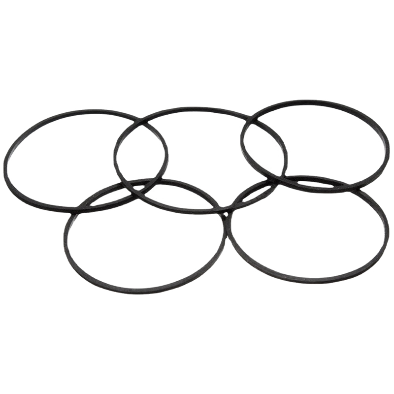 50PCS Universal Mix Cassette Tape Machine Belts Assorted Common Flat Rubber Belt for Recorders CD DVD Drive