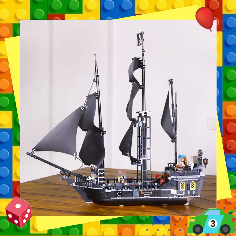 Lepin 16006 The Black Pearl ตัวต่อเลโก้เรือโจรสลัด Pirates Of The