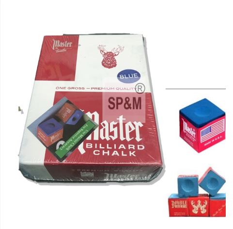 ชอล์คฝนหัวคิว ตรากวาง 144ก้อน/กล่อง 144 Billiard chalk cubes packaged (ของแท้100%)