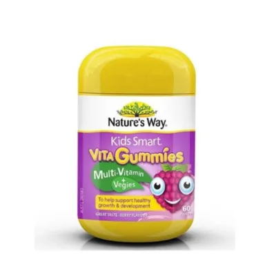 Nature's Way Kids Vita Gummies Multi-Vitamin + Vegies 60 เม็ด 17789