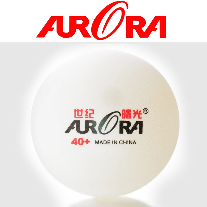 ลูกปิงปองฝึกซ้อม AURORA รุ่น TRAINING BALL  แพ๊คละ 100 ลูก ลูกฝึกซ้อมคุณภาพสูง