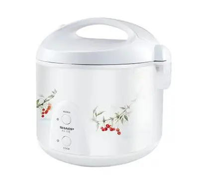SHARP Jar-type Rice cooker Poly-Flon 1.0L. KS-11ET CH