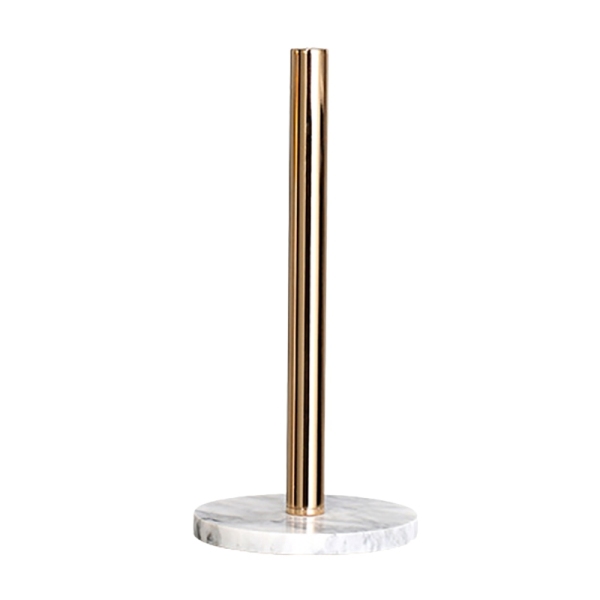 Bảng giá Gold Paper Stand with Marble Base Vertical Paper Towel Rack Modern Paper Towel Holder Roll Toilet Countertop Kitchen