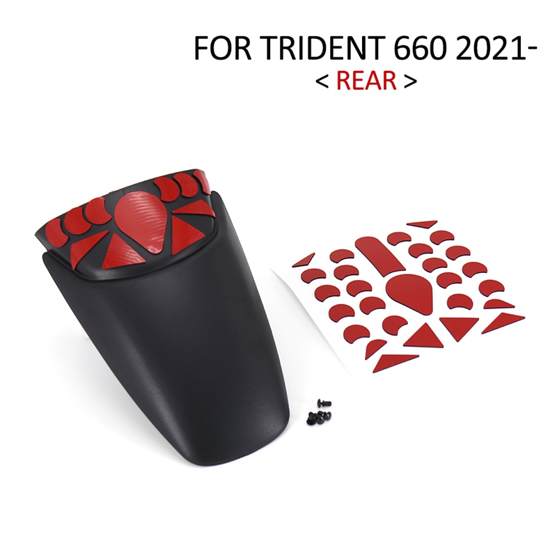 Motorcycle Rear Fender Mudguard Extender Splash Guard for Trident 660 Trident 660 2021-