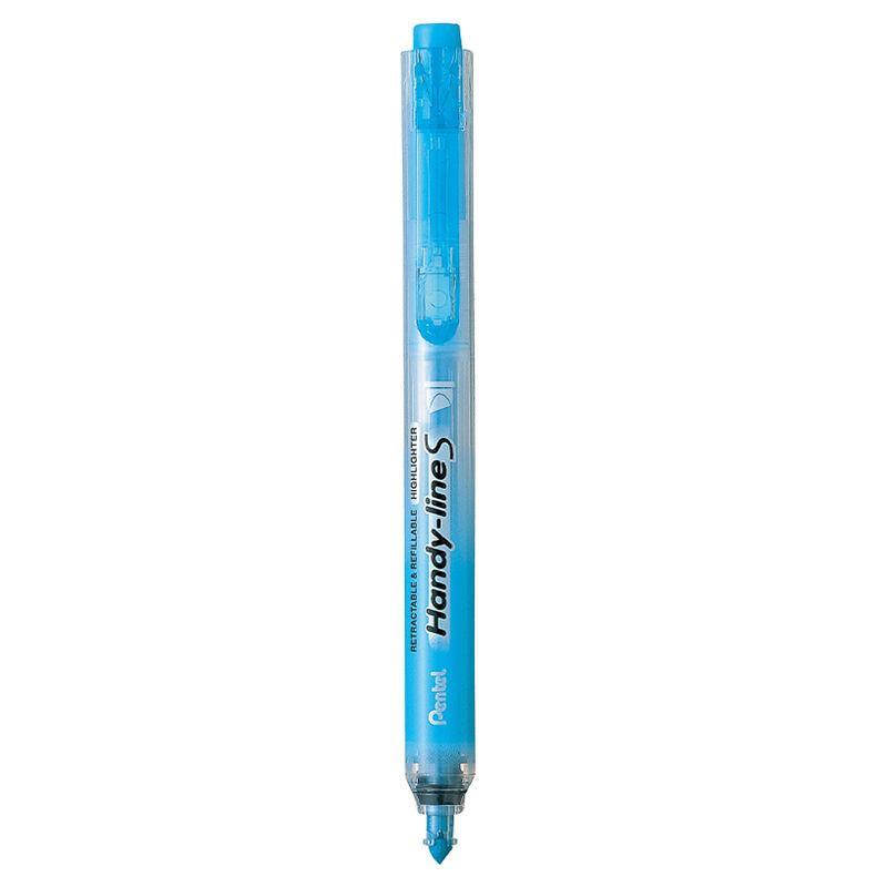 Electro48 เพนเทล ปากกาเน้นข้อความแบบกด Handy-line S สีฟ้า