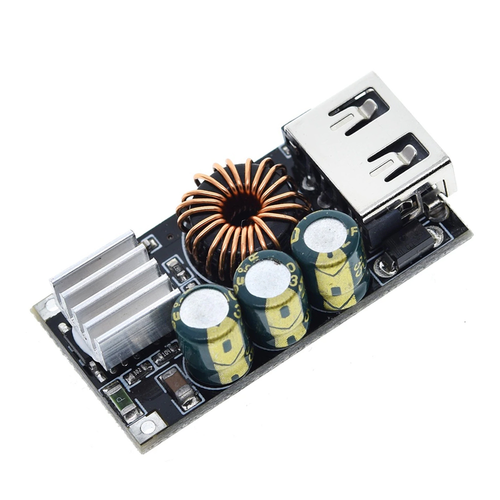 HiLetgo 2PCS DC-DC Buck Module - 6V-32V To QC3.0 Fast Charging USB Converter Board