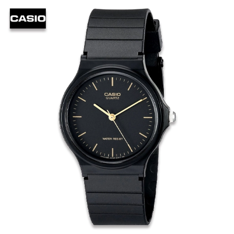 ราคาและรีวิวVelashop นาฬิกาข้อมือ Casio Standard สีดำ สายเรซิ่น รุ่น MQ-24-1ELDF, MQ-24-1E, MQ24-1E, MQ-24, MQ24