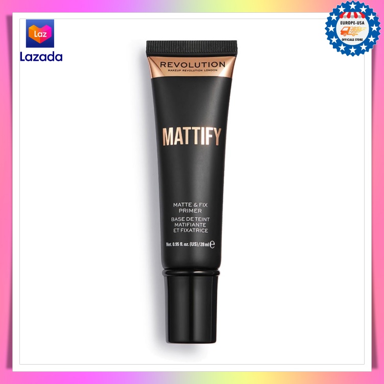 Makeup Revolution Mattify Primer 28ml. เครื่องสําอาง Lazada.co.th