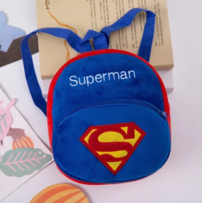 Superman Superhero Kids Cute Fashion Bag Pack Cartoons For School Baby Kindergarten Girls Boys Gift
