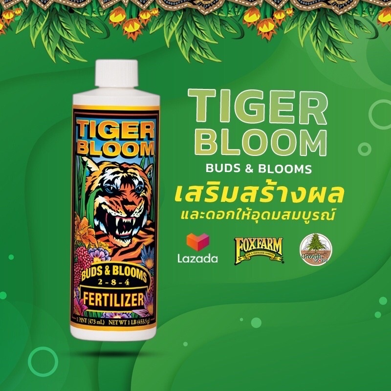 ส่งฟรี…!!FOXFARM BIG BLOOM, GROW BIG, TIGER BLOOM ปุ๋ยต้นไม้,ปุ๋ย มอนส