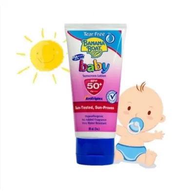 Banana Boat Baby Tear-Free Sunscreen Lotion SPF 50+PA+++🎀