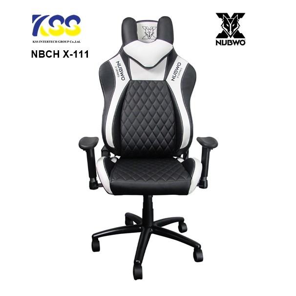 Nubwo X111 Professional Gaming Chair เก้าอี้เกมส์ใหม่ล่าสุด รีบซื้อก่อนใคร ของแท้ 100% รับประกัน 2 ปี สี ดำขาว สี ดำขาว
