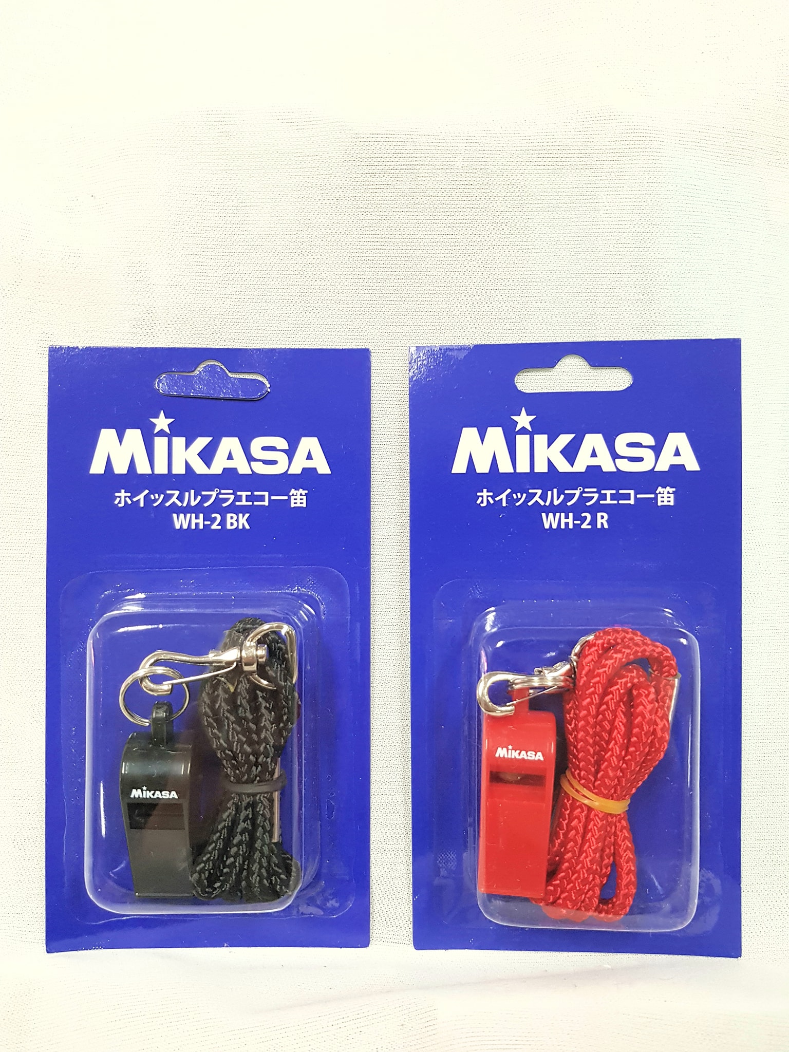 นกหวีด Mikasa รุ่น WH-2 ของแท้ 100%  มีให้เลือก สี ดำ/แดง   1 ชิ้น
