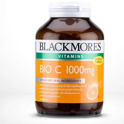 พร้อมส่ง ไบโอซีแบลคมอร์ bio c blackmore 1000 mg 150 เม็ด เสริมสร้างภูมิต้านทานโรค วิตามินซี วิตตามิน c วิตซี vitamin c Blackmores Bio C ของแท้จากบริษัท 100 %EXP 2024