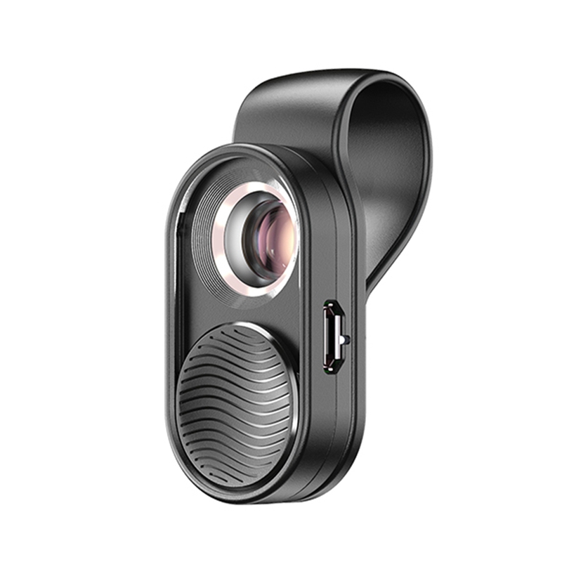 100X Pocket Mobile Phone Microscope with Clip Mini Magnifying Glass