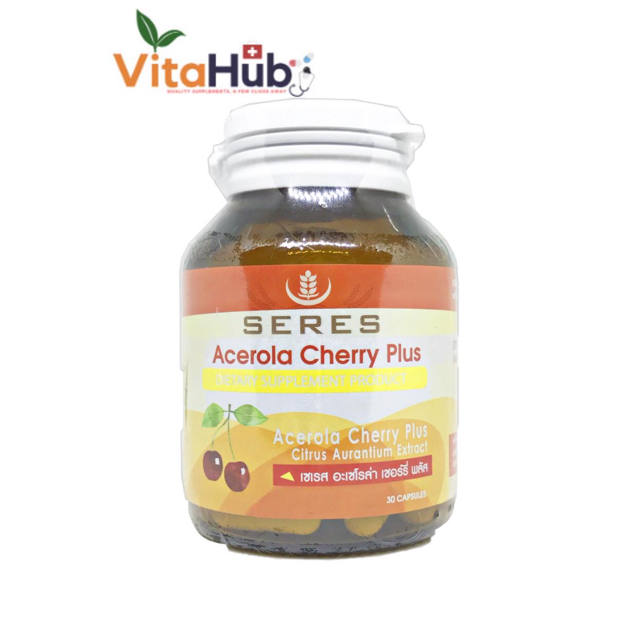 วิตามินซีSeres Acerola Cherry Plus เซเรส อะเซโรล่า เชอร์รี่ พลัส
