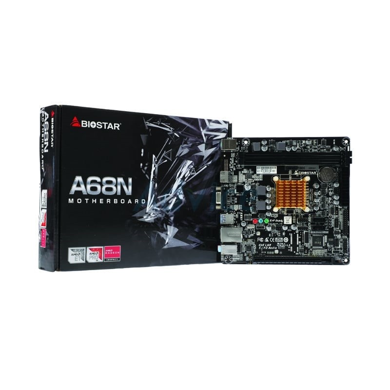 MAINBOARD BIOSTAR A68N-2100K CPU AMD E1-6010 (DUAL-CORE) ประกัน 3Y เมน ...