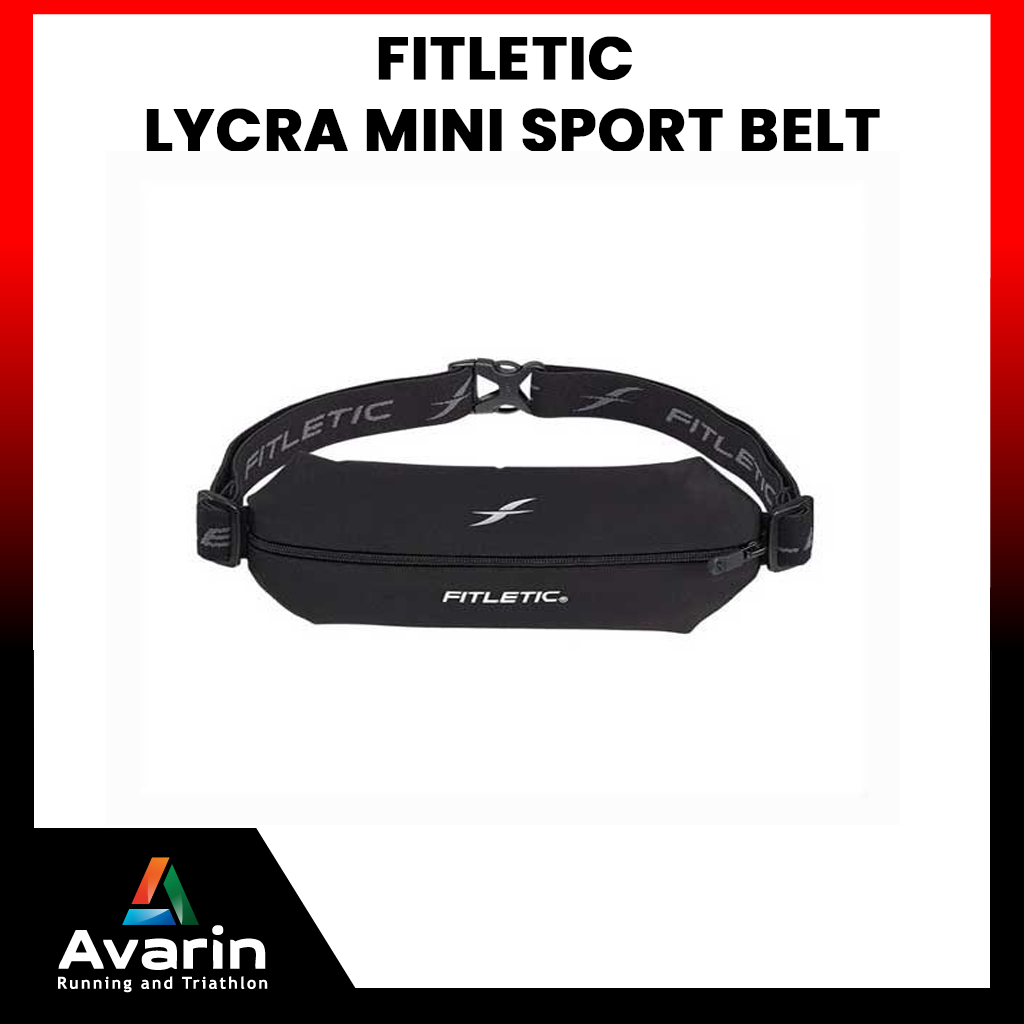 Fitletic Lycra Mini Sport Belt กระเป๋าสายเอวสำหรับวิ่ง