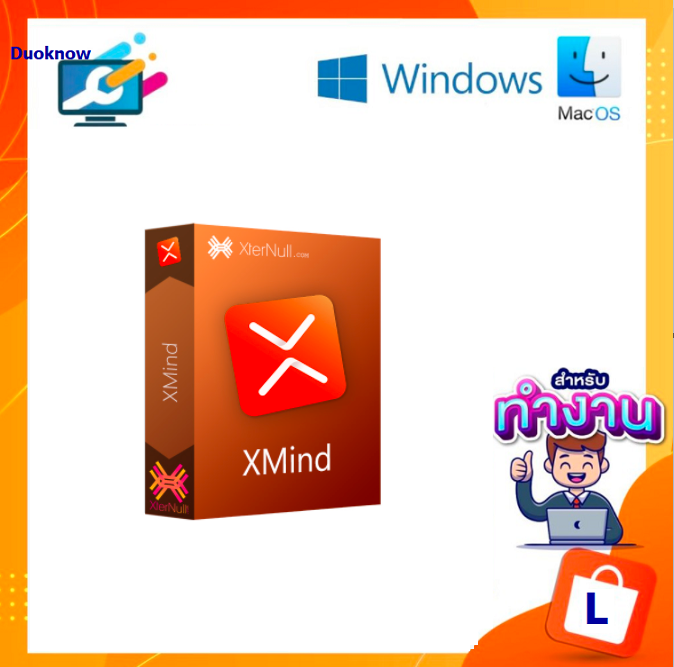 XMind 2021  โปรแกรมสร้าง Mind Mapping เขียน Flowchart สร้างแผนภูมิ