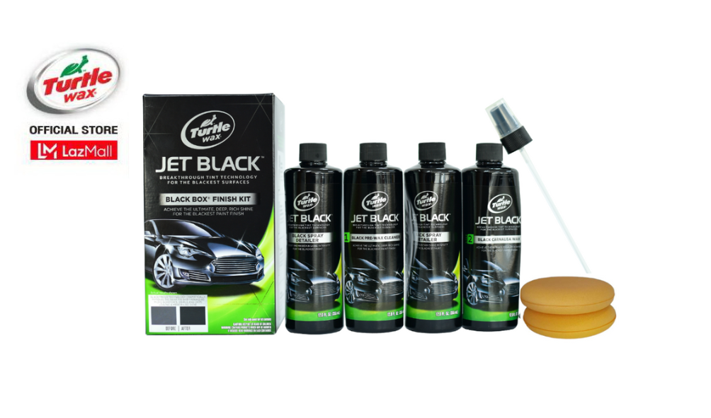 Turtle Wax Black Box Kit 4x 300 ml. เทอร์เทิ่ลแว็กซ์ ชุดเซ็ตเคลือบสี