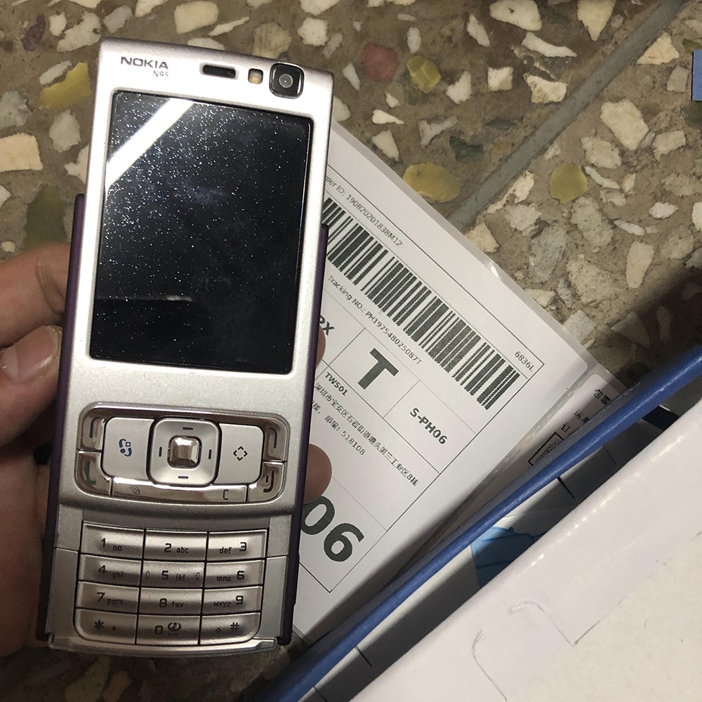 สำหรับ Nokia N-95ศัพท์ ORI ศัพท์มือถือราคาถูก2.0ปลดล็อคพลิกคลาสสิกปุ่ม ...
