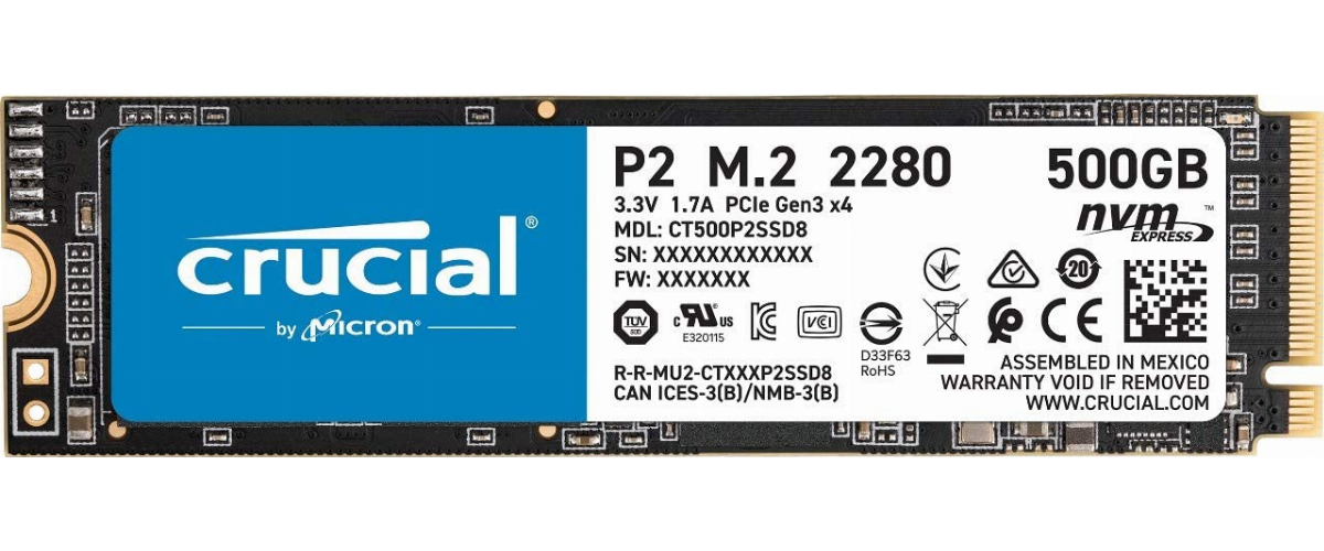専用 未開封新品 Crucial P2 NVMe PCIe M.2 1TB