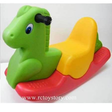 Rctoystory ม้าโยกเยก 3 สี ของเล่นสนาม (เขียว-แดง-เหลือง)